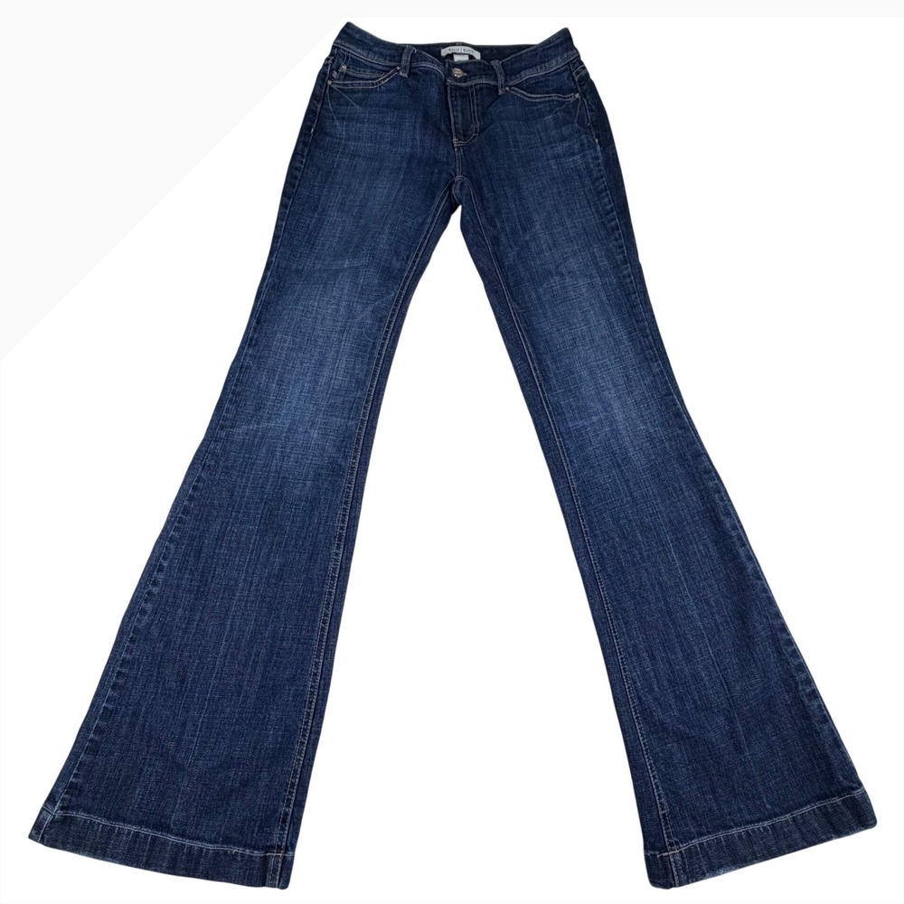 WHITE HOUSE‎ BLACK MARKET BLANC Flare Jeans Dark Wash Women's Size 2R